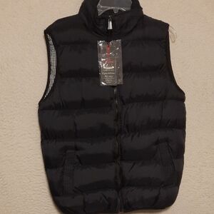 Revolution Men's Dark Puffer Vest 563